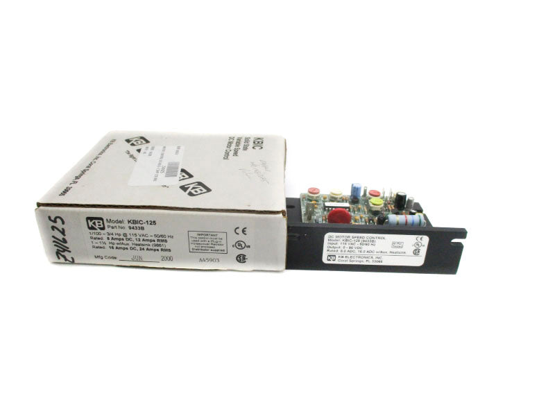 KB ELECTRONICS KBIC-125 9433B 115VAC 24A NSMP