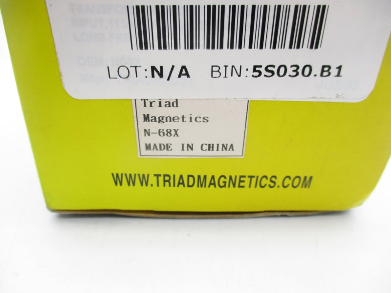 TRIAD MAGNETICS N-68X 230V NSMP