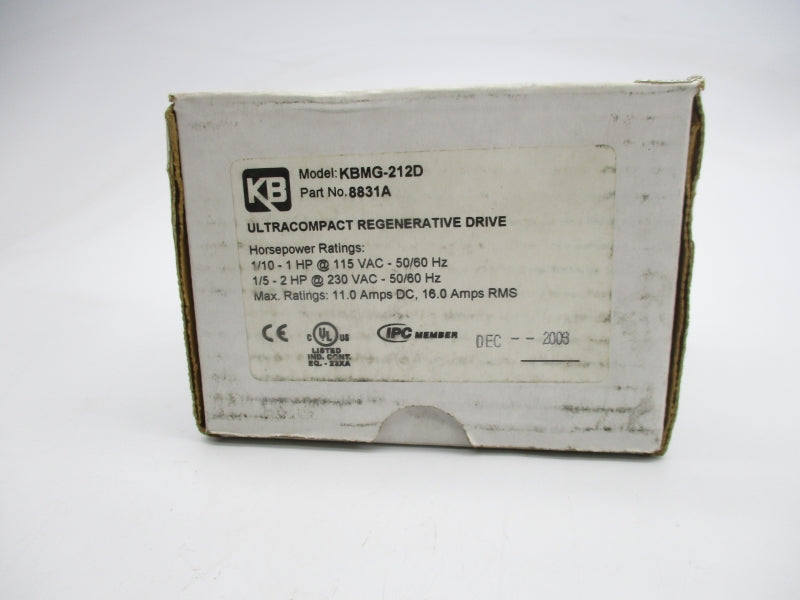 KB ELECTRONICS KBMG-212D 8831A 115/230VAC 16.0A NSMP