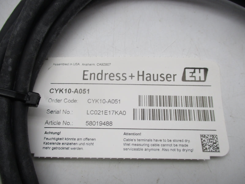 ENDRESS+HAUSER CYK10-A051 58019488 NSNP