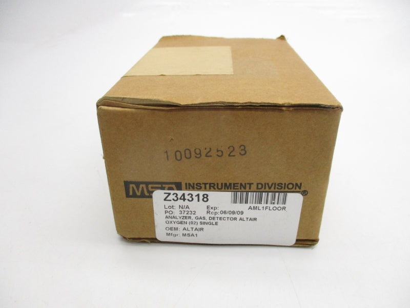 MSA INSTRUMENT 10092523 NSFS