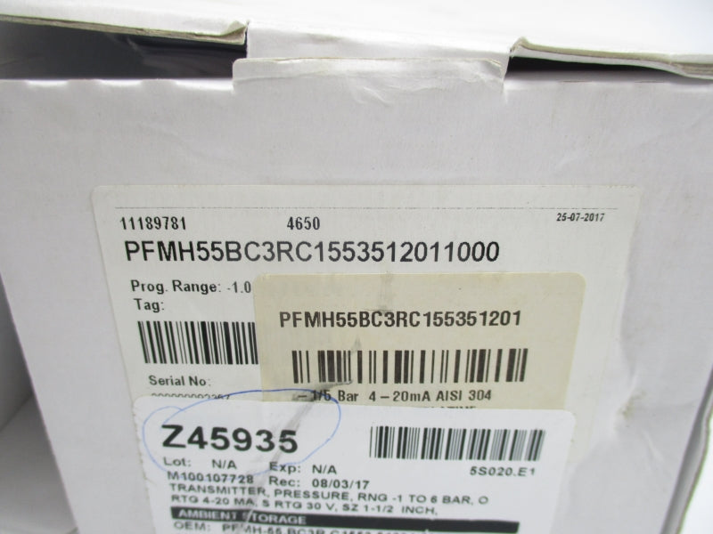 BAUMER PFMH-55.BC3R.C1553.51201.1000 10-35V NSMP