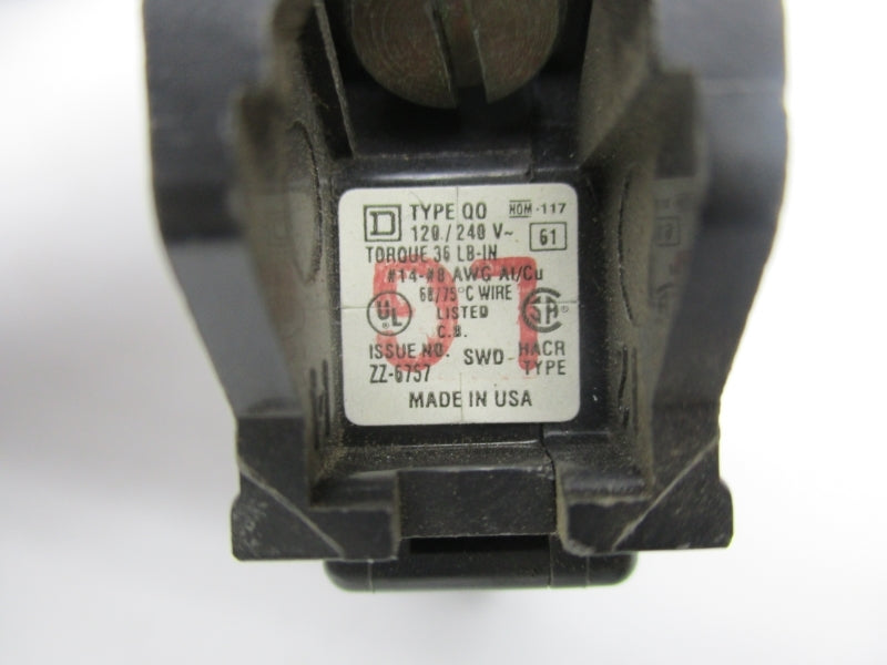 SQUARE D QO120A 120/240V 20A NSNP
