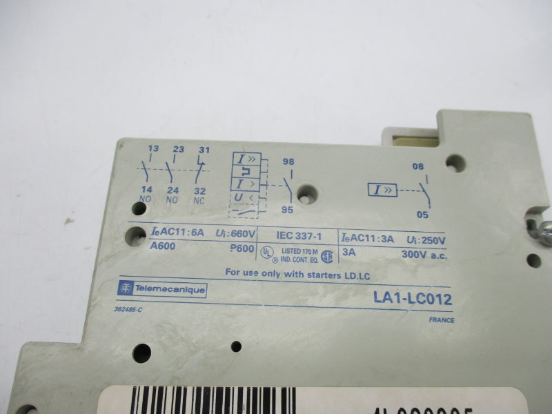 TELEMECANIQUE LA1-LC012 300VAC 3A UNMP