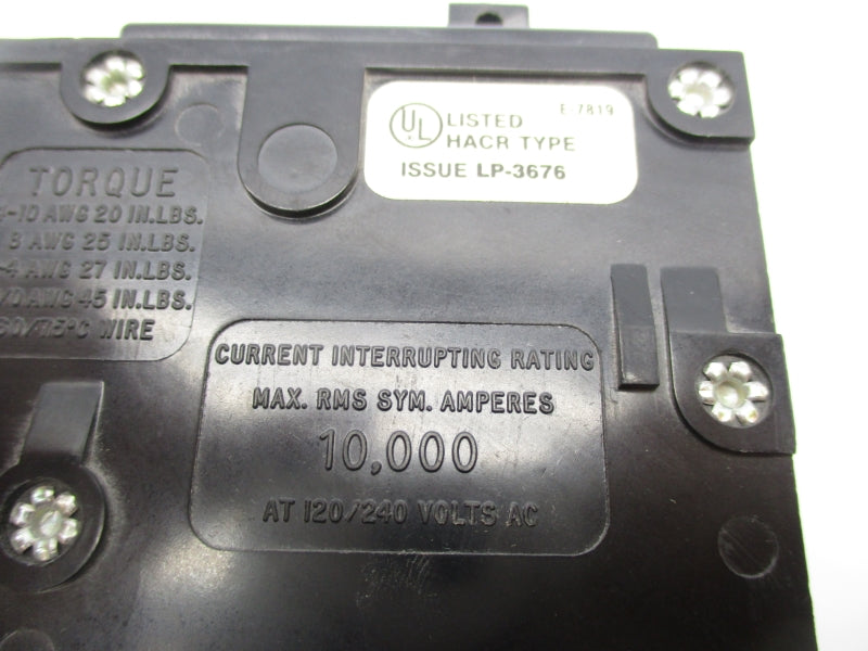 WESTINGHOUSE BA140 120/240VAC 40A NSNP