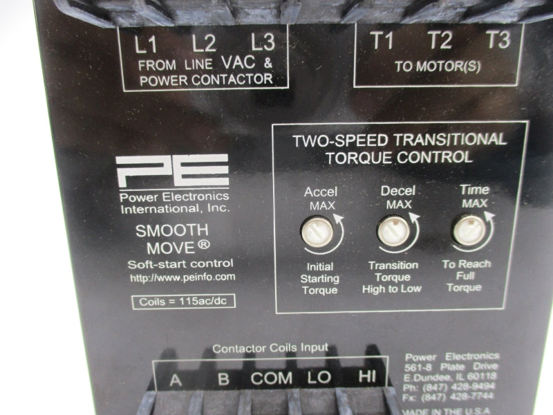 POWER ELECTRONICS INTERNATIONAL SM4A2L 115VAC 4A NSNP