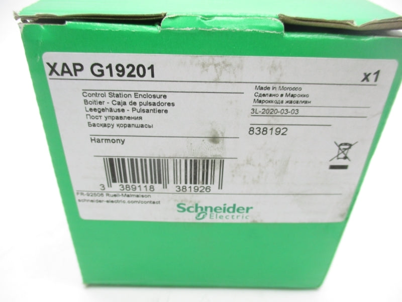 SCHNEIDER ELECTRIC XAPG19201 NSMP