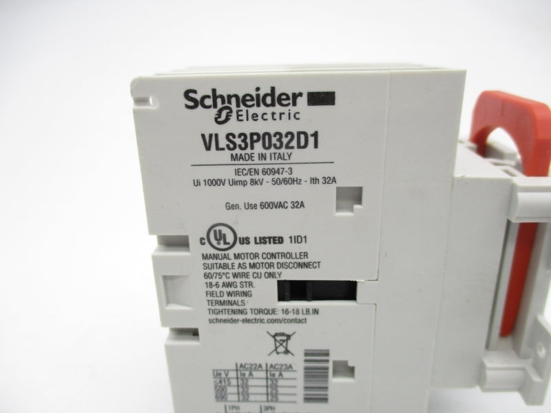 SCHNEIDER ELECTRIC VLS3P032D1 600VAC 32A NSNP