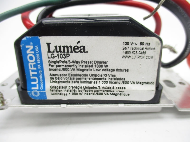LUTRON LG-103P 120V NSNP
