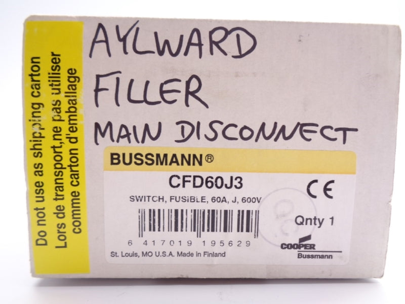 BUSSMANN CFD60J3 600VAC 60A NSMP
