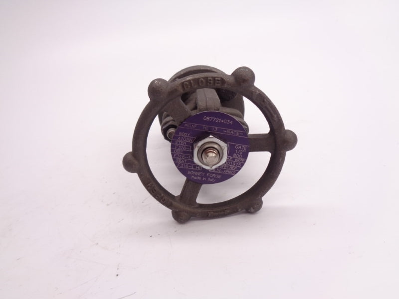 BONNEY FORGE 087721*034 HL13 B16.34-API602 1/2" UNMP