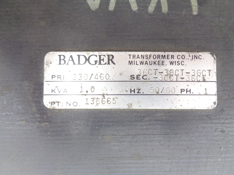 BADGER 136665 230/460VAC UNMP