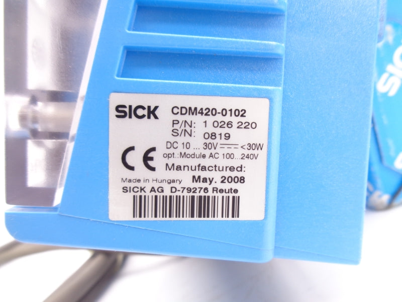 SICK CDM420-0102 1026220 100-240VAC (AS PICTURED) NSMP