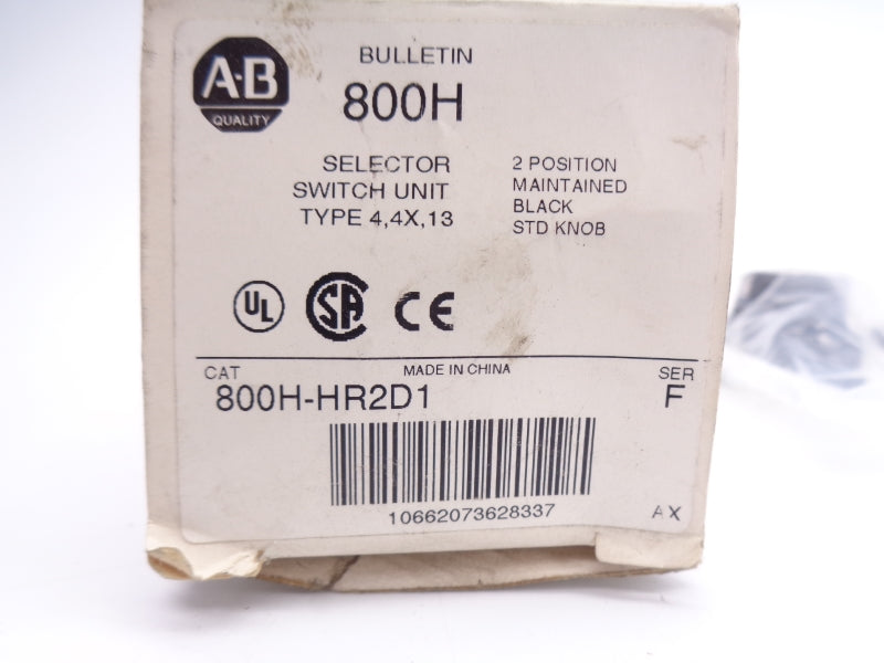 ALLEN BRADLEY 800H-HR2D1 SER. F (WH) NSMP