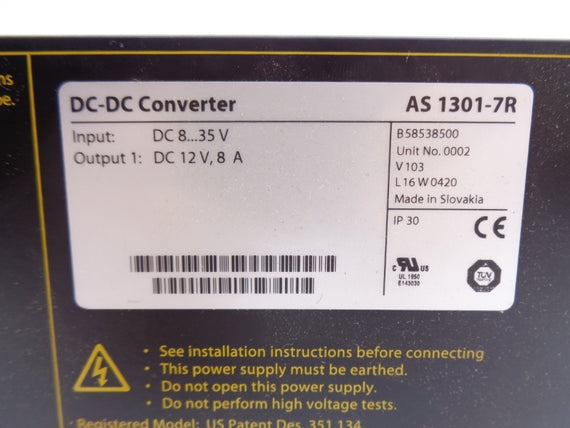 POWER ONE AS1301-7R 8-35VDC UNMP