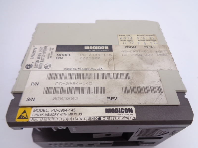 MODICON PC-0984-145 UNMP