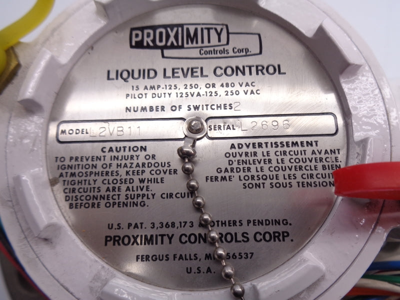 PROXIMITY CONTROLS L2VB11 480VAC 15A NSNP