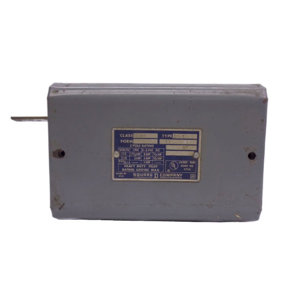 SQUARE D 9038AG-1 600VAC (AS PICTURED) NSNP