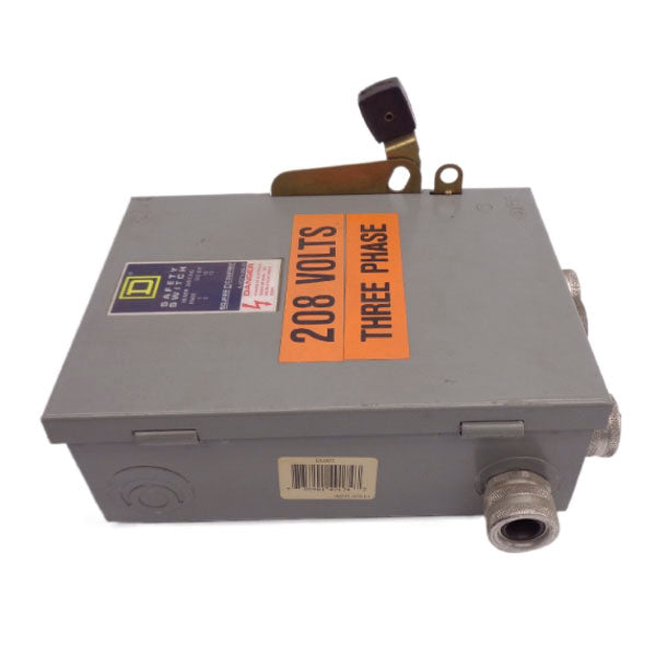 SQUARE D DU322 SER. E1 240VAC 60A UNMP
