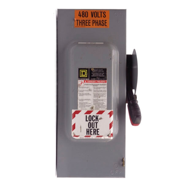 SQUARE D H363 SER. F05 600VAC 100A UNMP