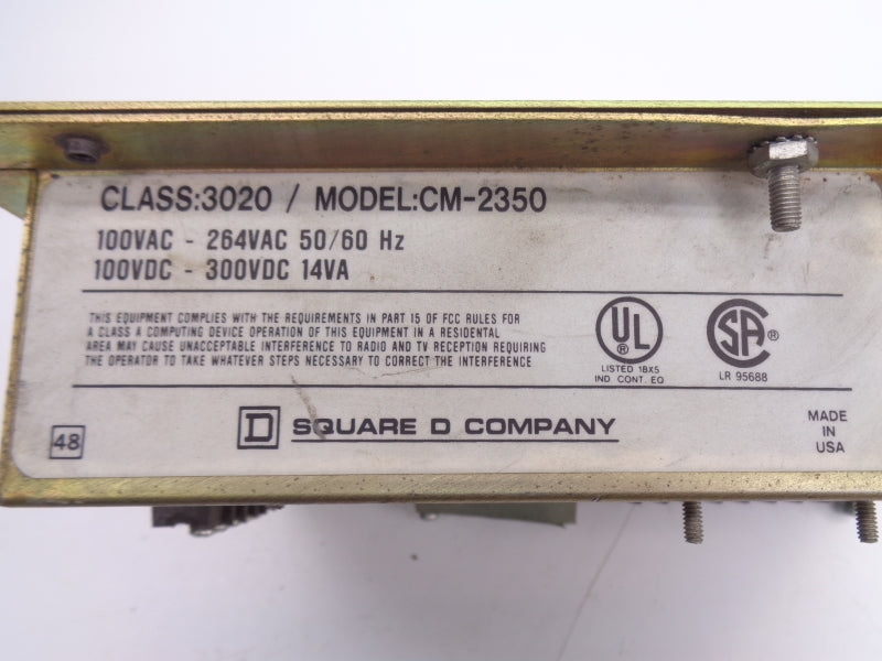 SQUARE D 3020CM-2350 100-264VAC UNMP
