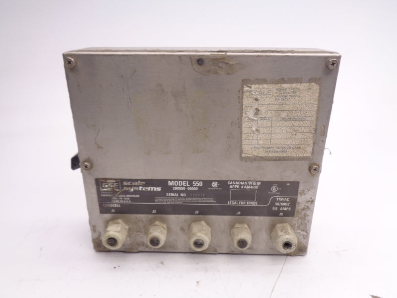 GSE 200550-00000 550 115VAC 0.5A UNMP