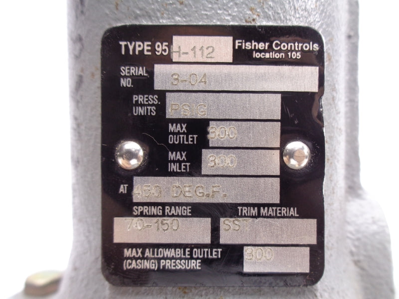 FISHER 95H-112 300PSI UNMP