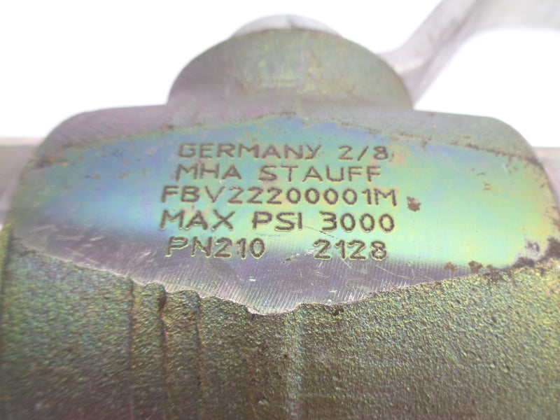 MHA STAUFF FBV22200001M 3000PSI NSNP