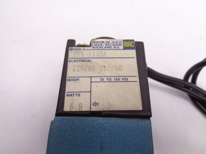 MAC PPE-111BA 110/120V 25-150PSI UNMP