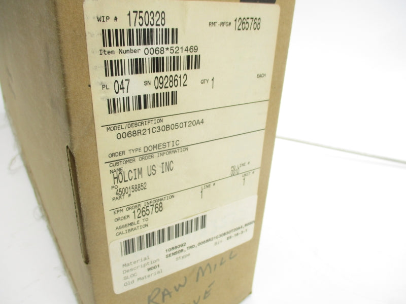 ROSEMOUNT 0068R21C30B050T20A4 (AS PICTURED) NSMP