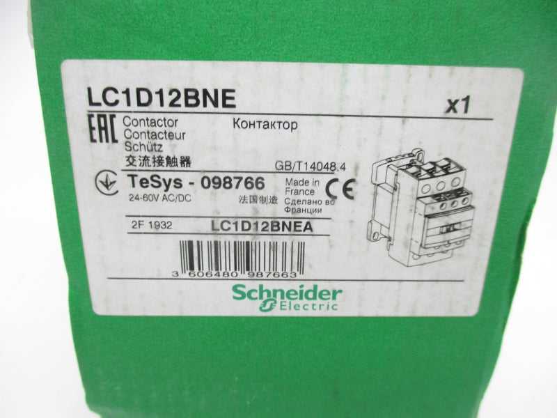 SCHNEIDER ELECTRIC LC1D12BNE 24-60VAC/DC NSMP