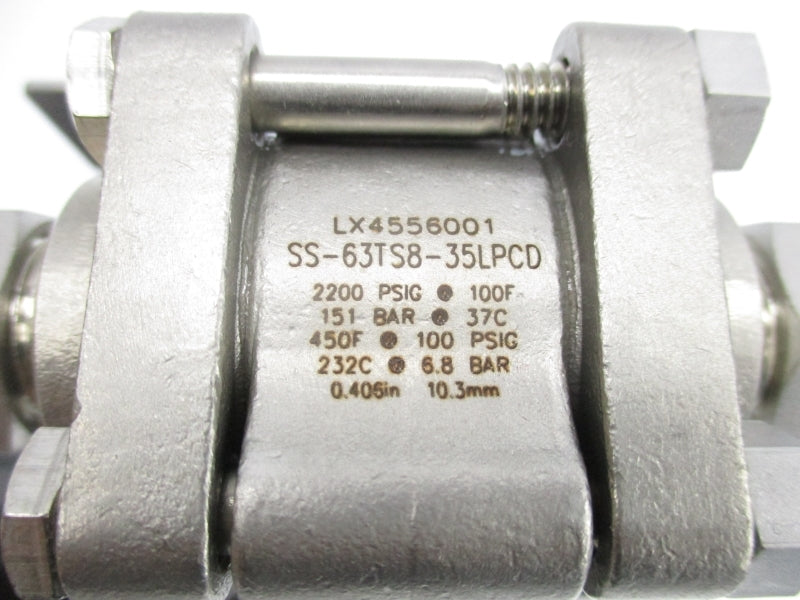 SWAGLOK SS-63TS8-35LPCD 2200PSI NSMP