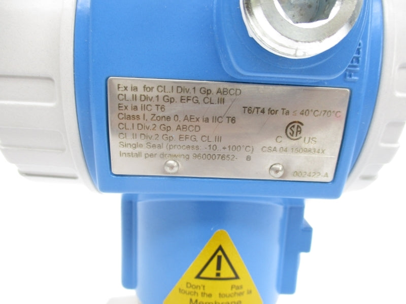 ENDRESS+HAUSER FMB70-UBC1FB22DCAA 71008645 11.5-30VDC 0-6PSI NSMP