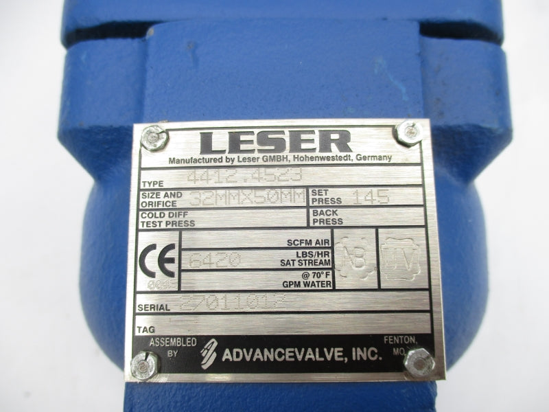 LESER 4412.4523 145PSI NSNP