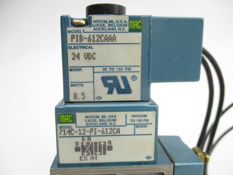 MAC 714C-12-PI-612CA 24VDC 150PSI NSMP
