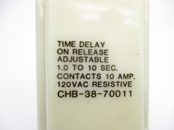 POTTER & BRUMFIELD CHB-38-70011 120VAC 10A 1-10S UNMP