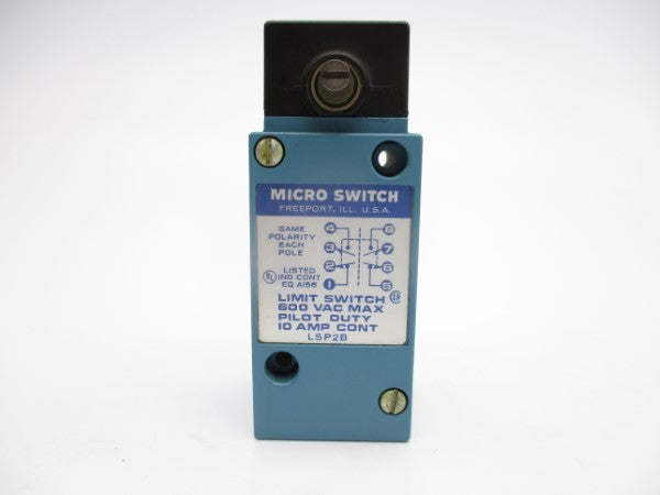 MICRO SWITCH LSP2B 600VAC 10A NSMP