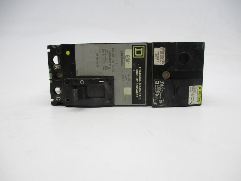 SQUARE D FAB22060AC SER. 2 240VAC 60A UNMP
