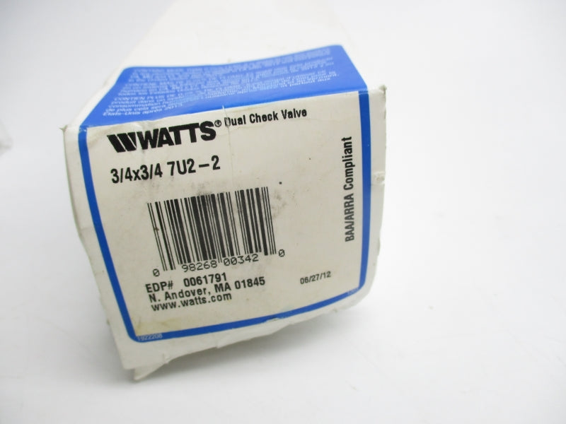 WATTS 3/4X3/4-7U2-2 0061791 150PSI 180'F NSMP