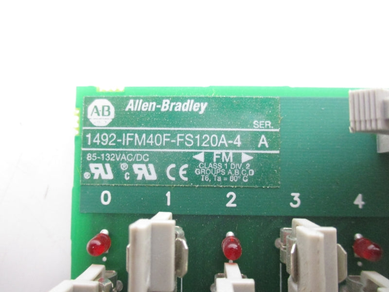 ALLEN BRADLEY 1492-IFM40F-FS120A-4 SER. A 85/132VAC/DC UNMP