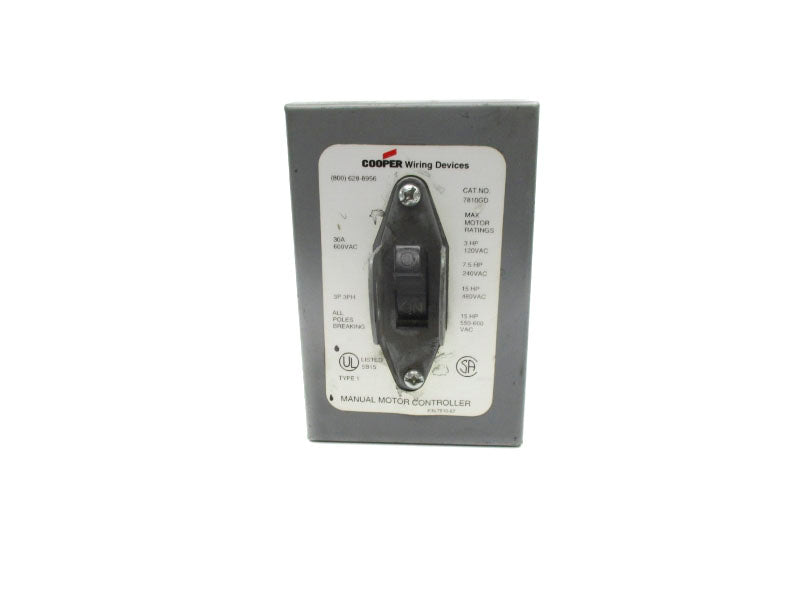 COOPER 7810GD 550-600VAC 30A UNMP