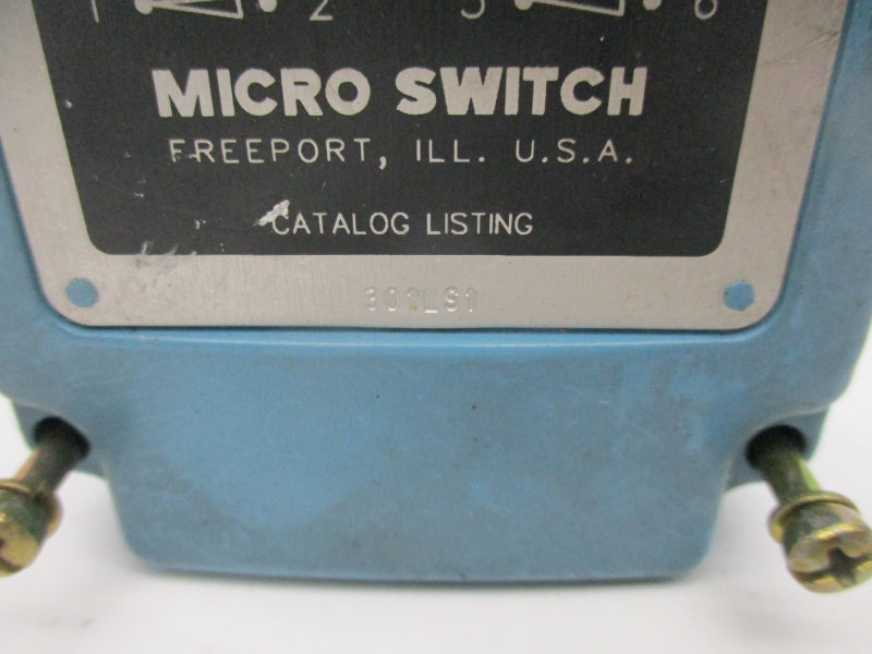 MICRO SWITCH 301LS1 600VAC 10A UNMP