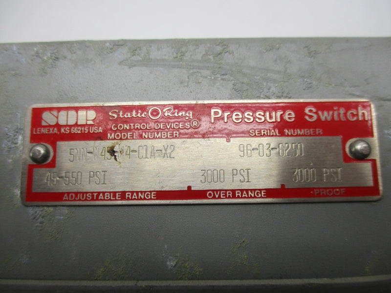 SOR 5NN-W45-M4-C1A-X2 3000PSI UNMP