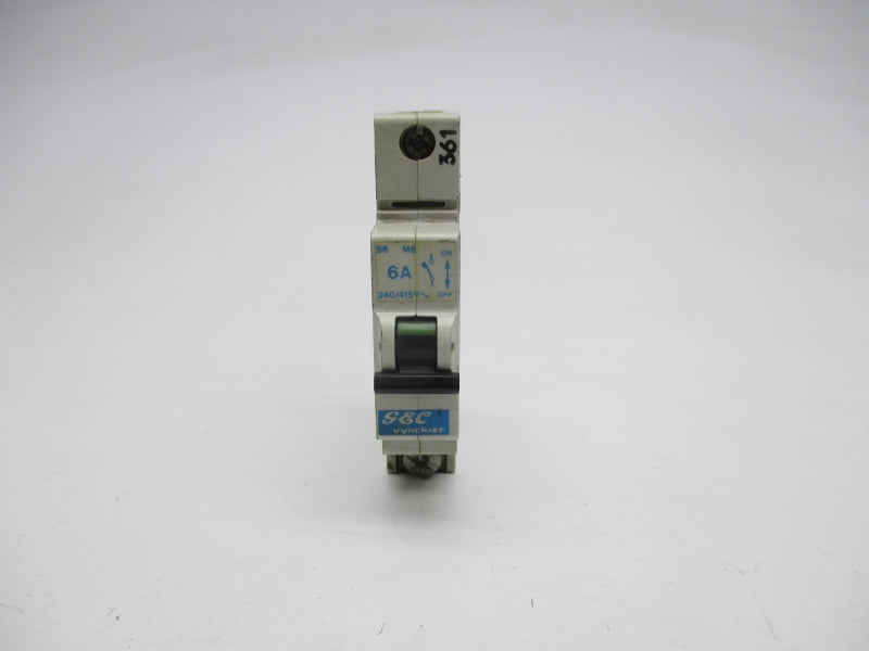 GEC VYNCKIER S6M6 240/415V 6A UNMP