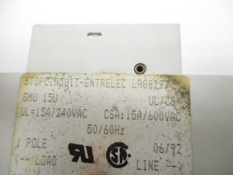 STOPCIRCUIT GMU15U 600VAC 15A UNMP