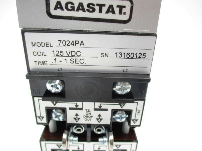 AGASTAT 7024PA 125VDC .1-1SEC NSNP