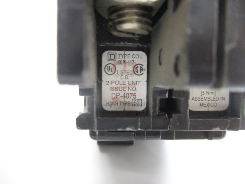 SQUARE D QOU250 120/240VAC 50A UNMP