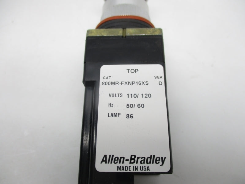 ALLEN BRADLEY 800MR-FXNP16XS SER. D 110/120V NSNP