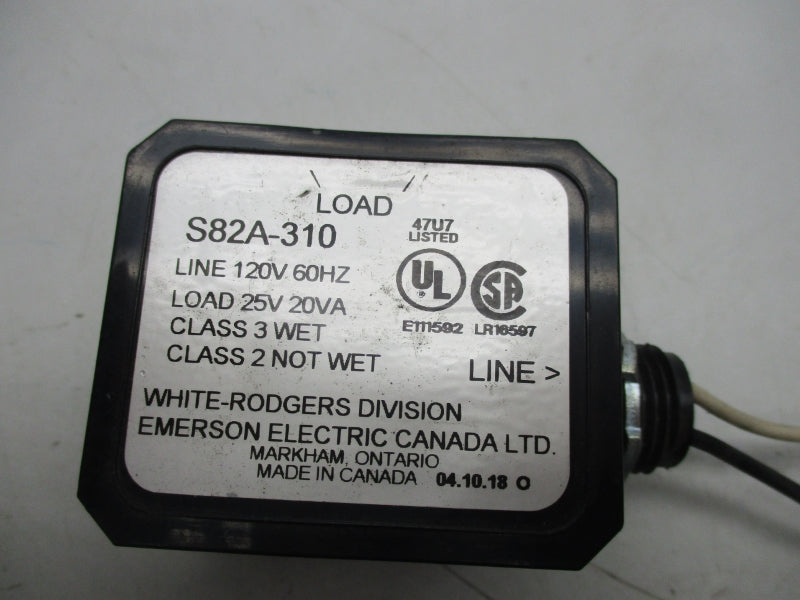 WHITE RODGERS S82A-310 120V UNMP