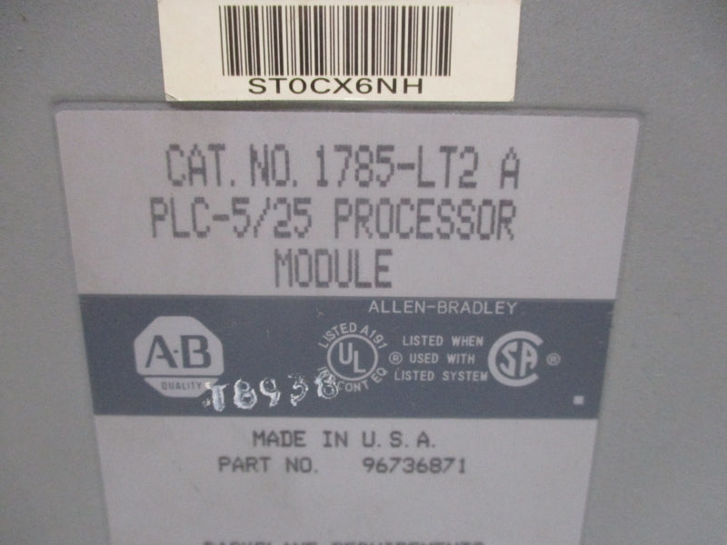 ALLEN BRADLEY 1785-LT2 SER. A F/W F NSNP